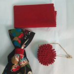 Bowtie, pocket square and lapel